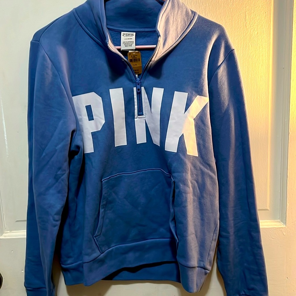 Pink half zipper fleece